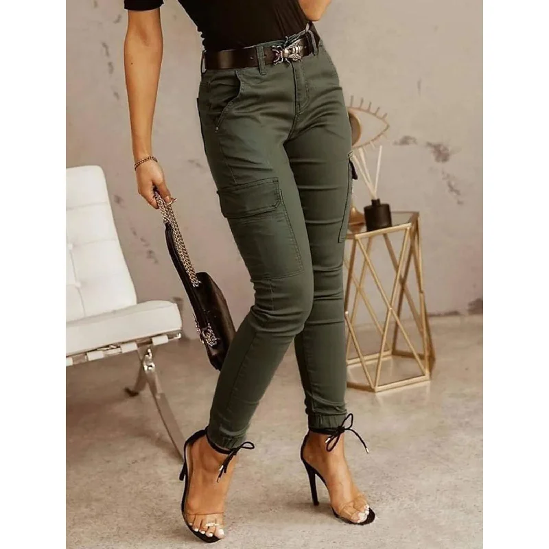 Women's Basic Essential Casual Sporty Tactical Cargo Trousers Trousers Travel Practical Women's Basic Essential Casual Sporty Tactical Cargo Trousers Trousers Travel Practical