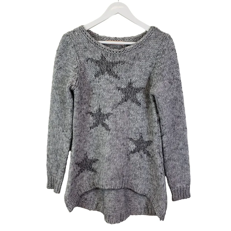 Elsamanda Wool & Alpaca Blend Star Print Sweater Size Large Chenille Blend Fleece Blend Nylon Blend Elsamanda Wool & Alpaca Blend Star Print Sweater Size Large Chenille Blend Fleece Blend Nylon Blend