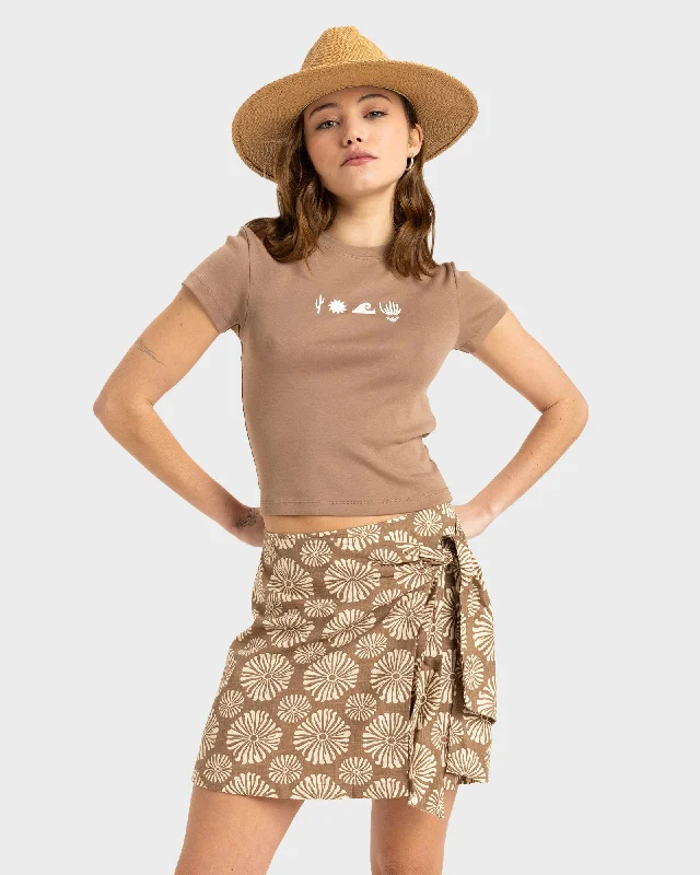 Womens Summer Cocktail Skirts modal blend skirt