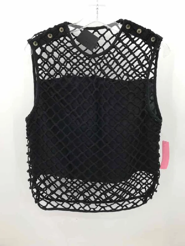 Pre-Owned No. 6 Store Black Size Small Tank Top rhinestone tank top