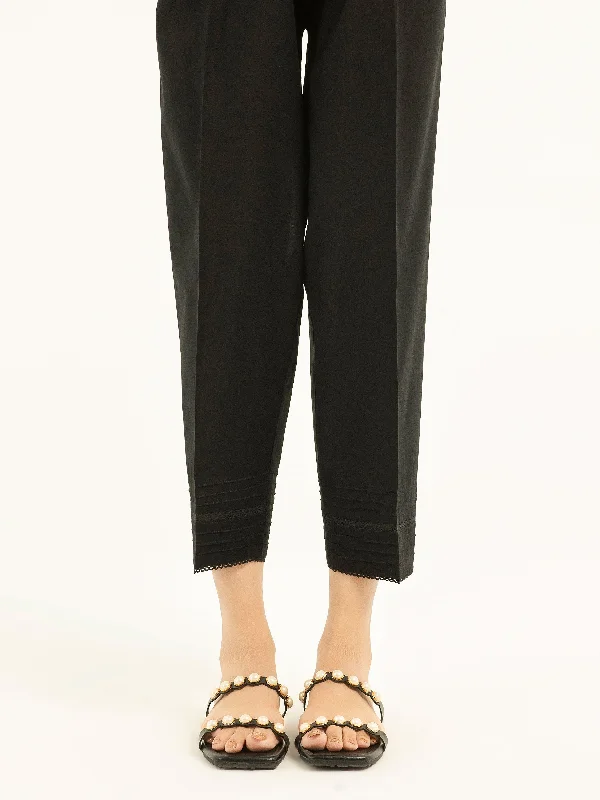 Laced Cambric Trousers Trousers Striped Patterned