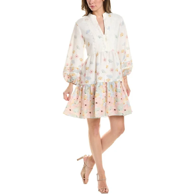 Moyer Dress In T's Watercolor