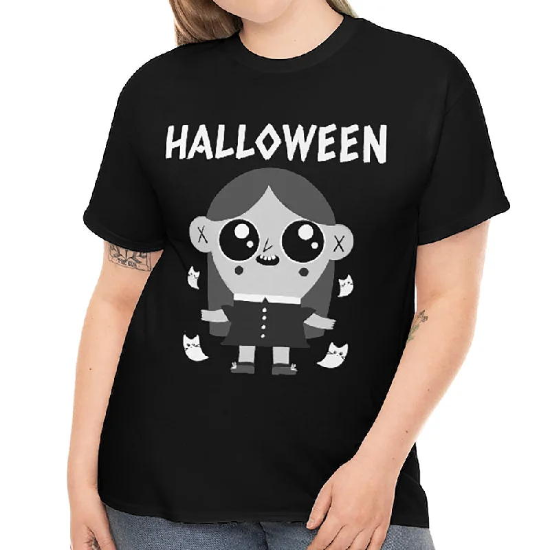 Black and White Halloween TShirts for Women Plus Size 1X 2X 3X 4X 5X Girl Plus Size Halloween Costumes for Women Cozy Warm Stylish Black and White Halloween TShirts for Women Plus Size 1X 2X 3X 4X 5X Girl Plus Size Halloween Costumes for Women Cozy Warm Stylish