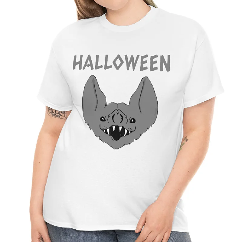 Funny Bat Halloween Shirt Women Plus Size Bat Tees for Women Halloween Costumes for Plus Size Women Ribbed Striped Patterned Funny Bat Halloween Shirt Women Plus Size Bat Tees for Women Halloween Costumes for Plus Size Women Ribbed Striped Patterned