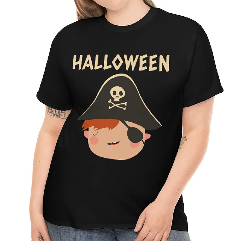 Funny Pirate Halloween Shirt Women Plus Size Cute Pirate Plus Size Halloween Costumes for Women Fashionable Trendy Casual Funny Pirate Halloween Shirt Women Plus Size Cute Pirate Plus Size Halloween Costumes for Women Fashionable Trendy Casual