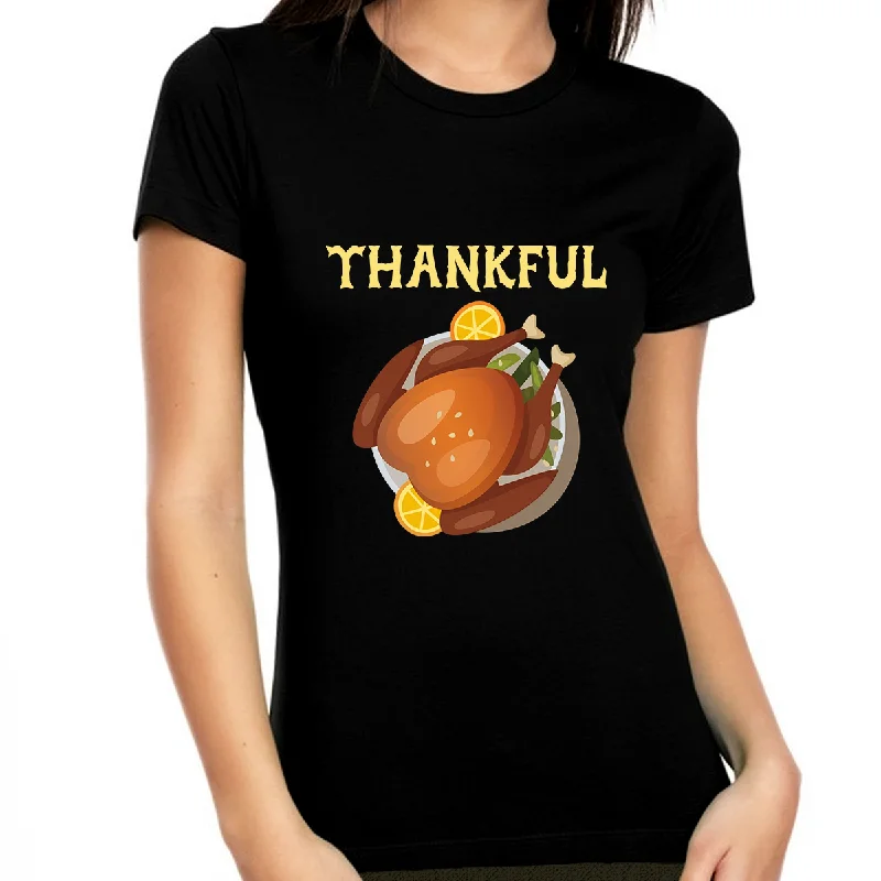 Funny Thanksgiving Shirts for Women Thanksgiving Outfit Cute Thanksgiving Shirt Family Dinner Shirt Satin Blend Silk Blend Wool Blend