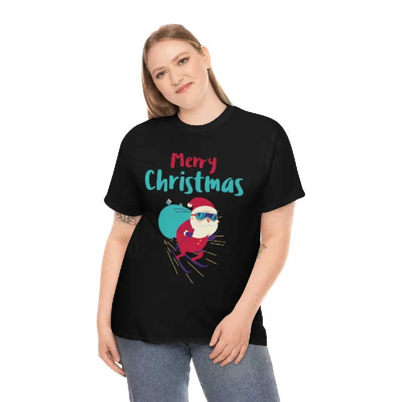 Funny Womens Christmas Shirt Plus Size Christmas PJs Funny Plus Size Christmas Shirts for Women Plus Size Solid Color Striped Floral