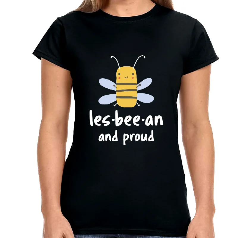 Lesbeean and Proud Bee Lesbian Shirt Gay Pride LGBT Equality Womens Shirts Solid Color Striped Floral Lesbeean and Proud Bee Lesbian Shirt Gay Pride LGBT Equality Womens Shirts Solid Color Striped Floral