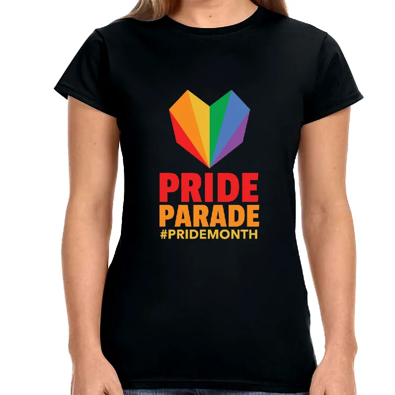 LGBTQ Pride Parade Gay Pride Day Transgender Rainbow Lesbian Womens Shirts Thin T-Shirt Open Front Quick Dry