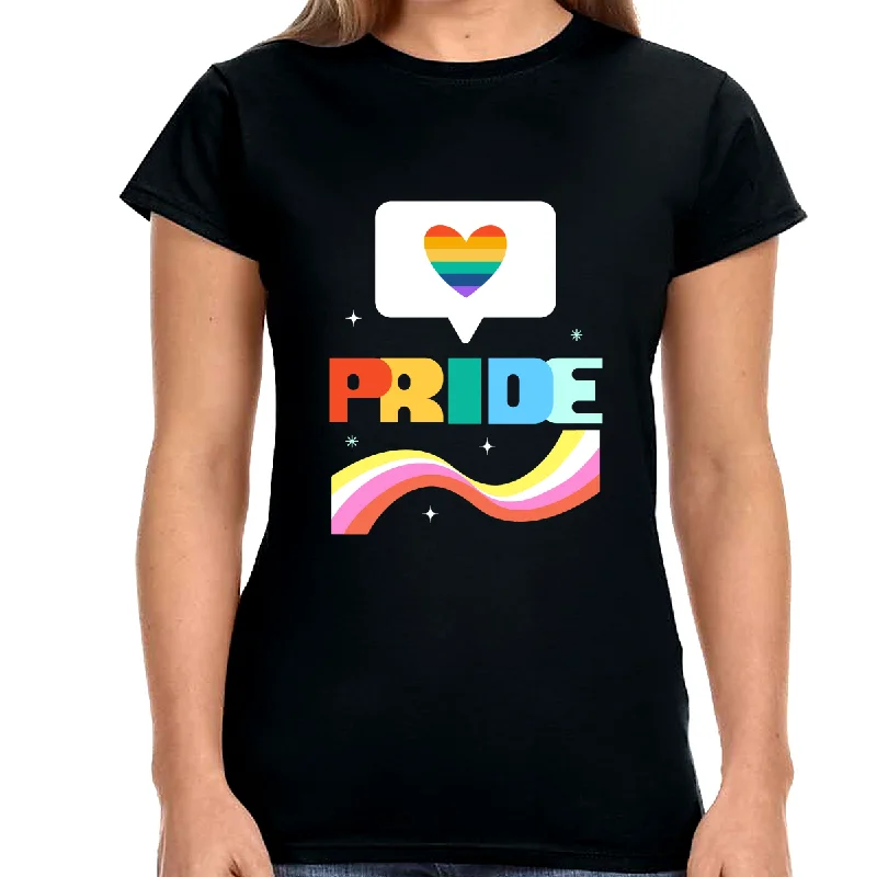 Pride LGBT Flag Gay Pride Month Rainbow Lesbian Transgender Shirts for Women Print Jacquard Patchwork