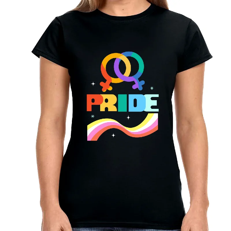 Pride LGBT Love Live Be Happy Love Pride Day LGBT Equality Shirts for Women Chenille Brocade Lace