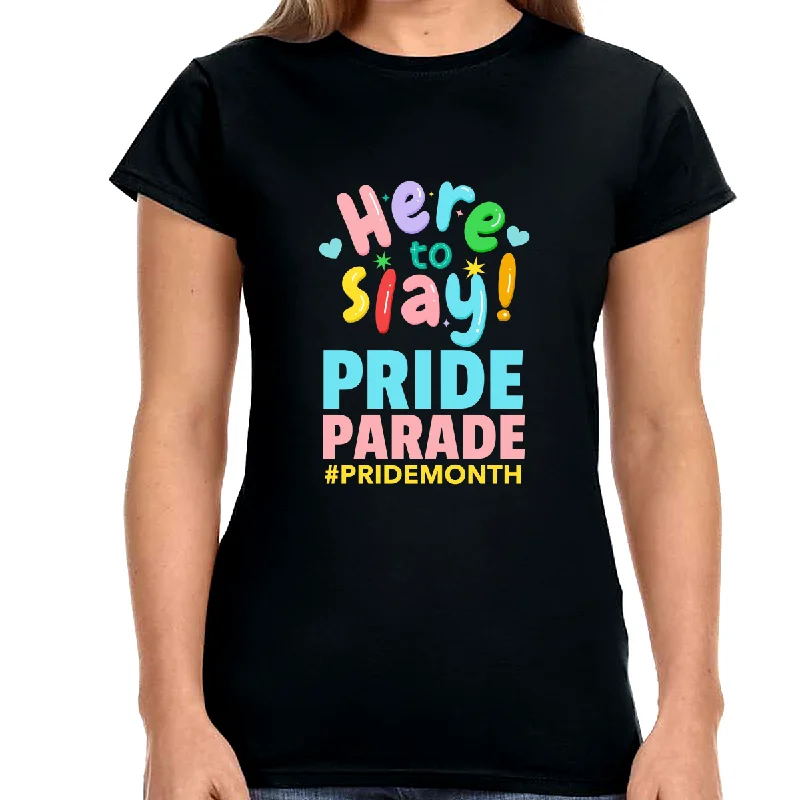 Pride Parade LGBT Love Print LGBT Equality Pride Day Parade Womens Shirts Front Pockets Side Pockets Patch Pockets
