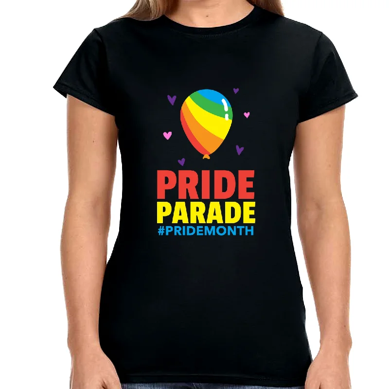 Pride Parade LGBT Pride Shirt Rainbow Graphic Tees Gay Womens T Shirts Cozy Warm Stylish