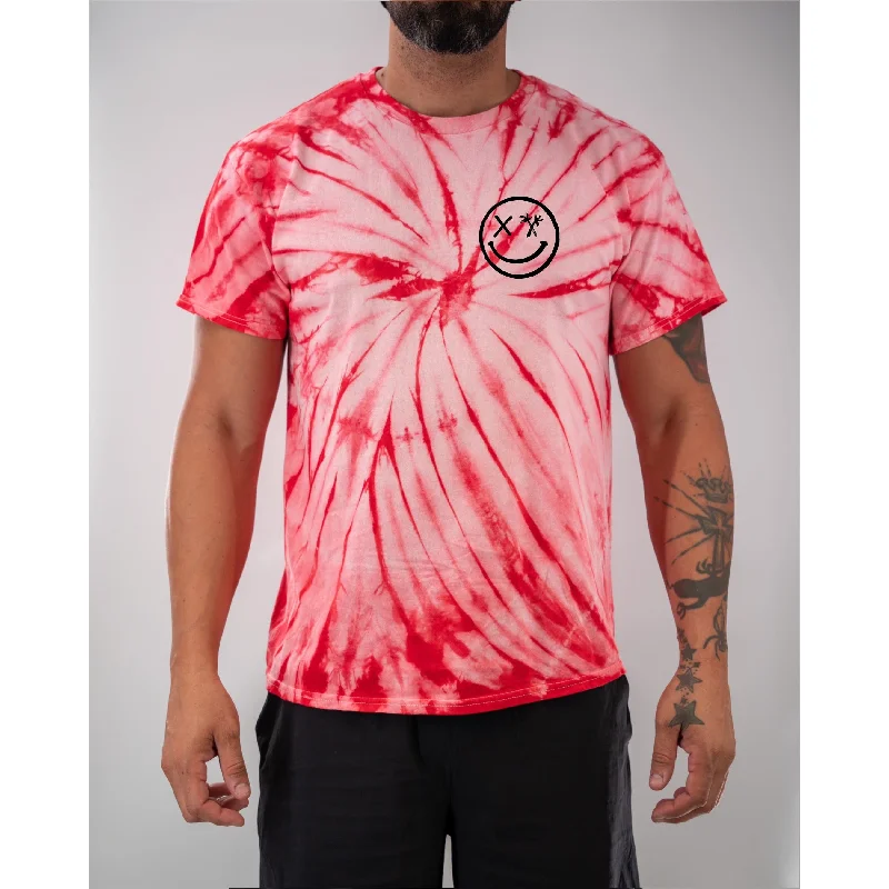 Salty Savage Unisex "Spliced Smile" Tee | Basic Front Pockets Side Pockets Patch Pockets