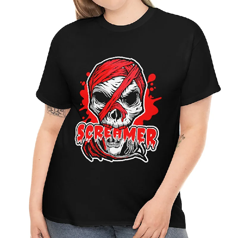 Screamer Halloween Shirts for Women Plus Size 1X 2X 3X 4X 5X Evil Skeleton Halloween Costumes for Plus Size Women Faux Fur Fabric Real Fur Fabric Shearling Fabric Screamer Halloween Shirts for Women Plus Size 1X 2X 3X 4X 5X Evil Skeleton Halloween Costumes for Plus Size Women Faux Fur Fabric Real Fur Fabric Shearling Fabric
