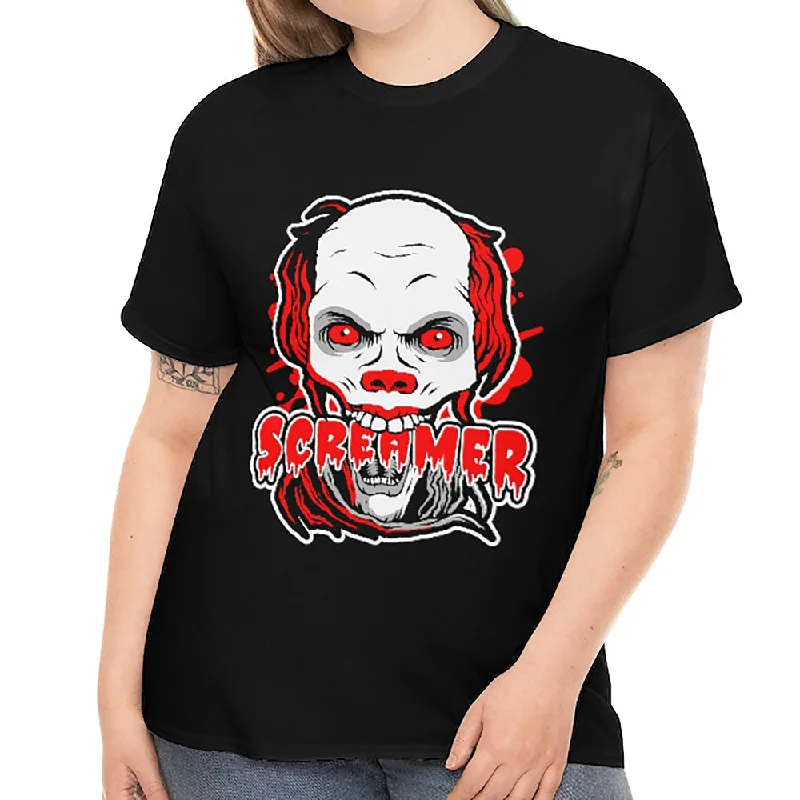 Screamer Halloween Shirts for Women Plus Size 1X 2X 3X 4X 5X Screamer Halloween Costumes for Plus Size Women Denim Fabric Leather Fabric Suede Fabric Screamer Halloween Shirts for Women Plus Size 1X 2X 3X 4X 5X Screamer Halloween Costumes for Plus Size Women Denim Fabric Leather Fabric Suede Fabric