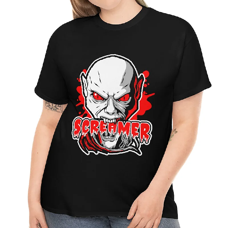 Screamer Halloween Shirts for Women Plus Size 1X 2X 3X 4X 5X Vampire Shirts Halloween Costumes for Plus Size Women Knit Fabric Woven Fabric Fleece Fabric Screamer Halloween Shirts for Women Plus Size 1X 2X 3X 4X 5X Vampire Shirts Halloween Costumes for Plus Size Women Knit Fabric Woven Fabric Fleece Fabric
