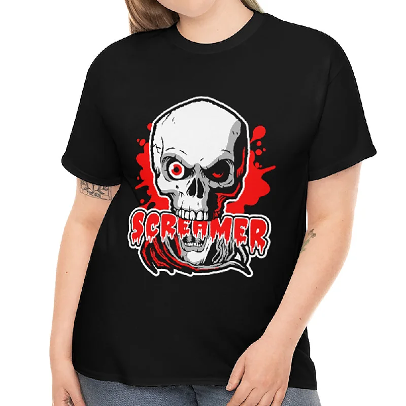 Screamer Halloween Tshirts Women Plus Size 1X 2X 3X 4X 5X Evil Skeleton Plus Size Halloween Costumes for Women Wool Fabric Cashmere Fabric Tweed Fabric Screamer Halloween Tshirts Women Plus Size 1X 2X 3X 4X 5X Evil Skeleton Plus Size Halloween Costumes for Women Wool Fabric Cashmere Fabric Tweed Fabric