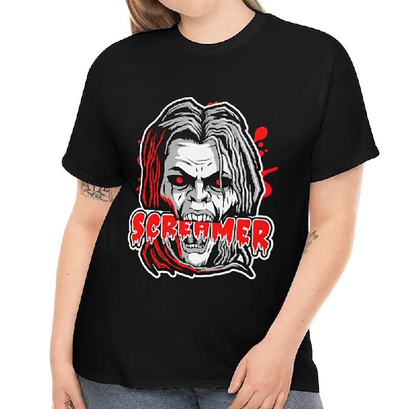 Screamer Skeleton Shirt Women Plus Size 1X 2X 3X 4X 5X Evil Skeleton Plus Size Halloween Costumes for Women Satin Fabric Silk Fabric Chiffon Fabric Screamer Skeleton Shirt Women Plus Size 1X 2X 3X 4X 5X Evil Skeleton Plus Size Halloween Costumes for Women Satin Fabric Silk Fabric Chiffon Fabric