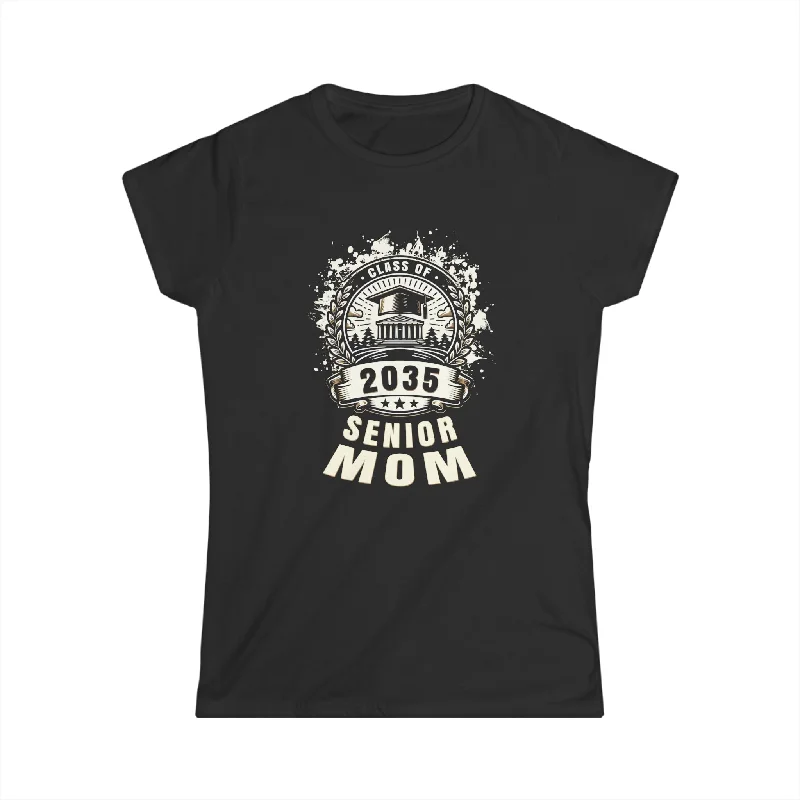 Senior 2035 Class of 2035 Seniors Graduation 2035 Senior Mom Shirts for Women Oversized T-Shirt Spandex breathable Senior 2035 Class of 2035 Seniors Graduation 2035 Senior Mom Shirts for Women Oversized T-Shirt Spandex breathable