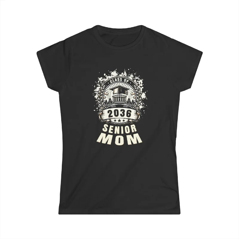 Senior 2036 Class of 2036 Seniors Graduation 2036 Senior Mom Womens Shirts Thin T-Shirt Open Front Quick Dry Senior 2036 Class of 2036 Seniors Graduation 2036 Senior Mom Womens Shirts Thin T-Shirt Open Front Quick Dry