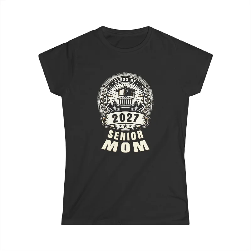 Senior Mom 27 Class of 2027 Back to School Graduation 2027 Shirts for Women Casual Formal Business Senior Mom 27 Class of 2027 Back to School Graduation 2027 Shirts for Women Casual Formal Business