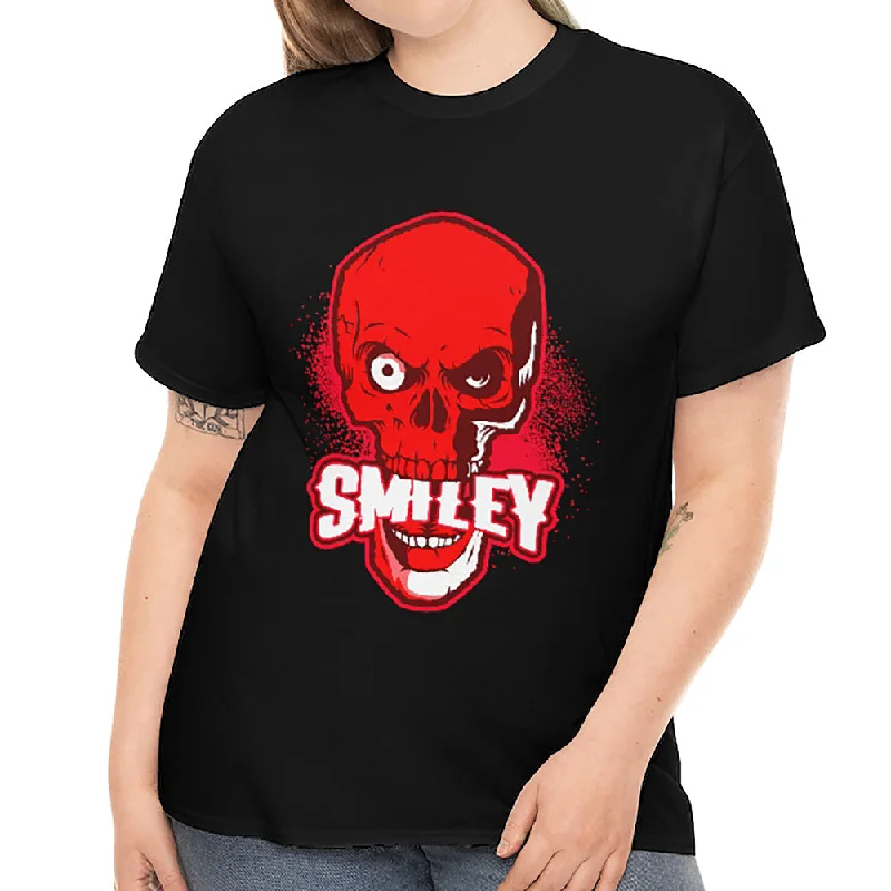 Smiley Skull Shirt Halloween Clothes for Women Plus Size Skeleton Plus Size Halloween Costumes for Women Zippered Front Buttoned Front Snap Front Smiley Skull Shirt Halloween Clothes for Women Plus Size Skeleton Plus Size Halloween Costumes for Women Zippered Front Buttoned Front Snap Front