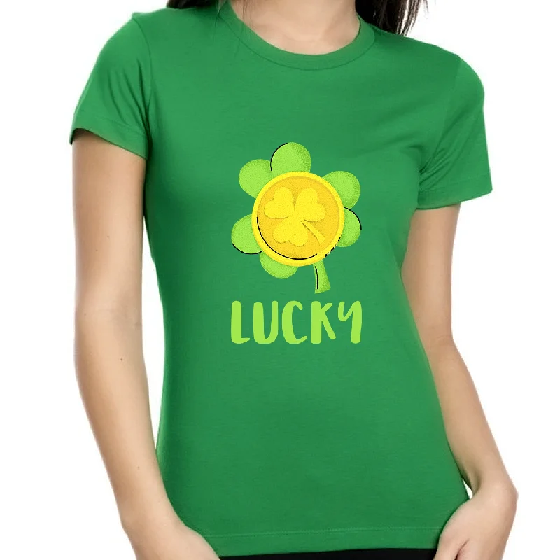 St Patricks Day Shirt Women Shamrock Shirt St Patricks Day Shirt St Pattys Day Shirts for Women Irish Shirt Mesh Blend Leather Blend Suede Blend