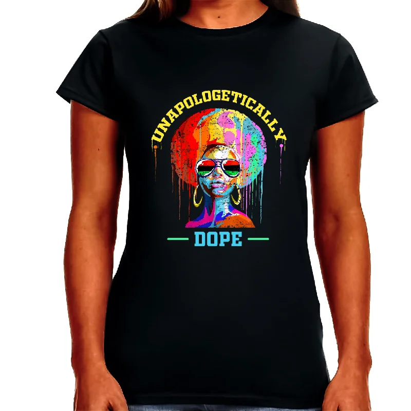 Juneteenth T-shirt for Women Freedom Day Womens Black Pride Melanin Tee Basic T-Shirt Crew Neck Short Sleeve