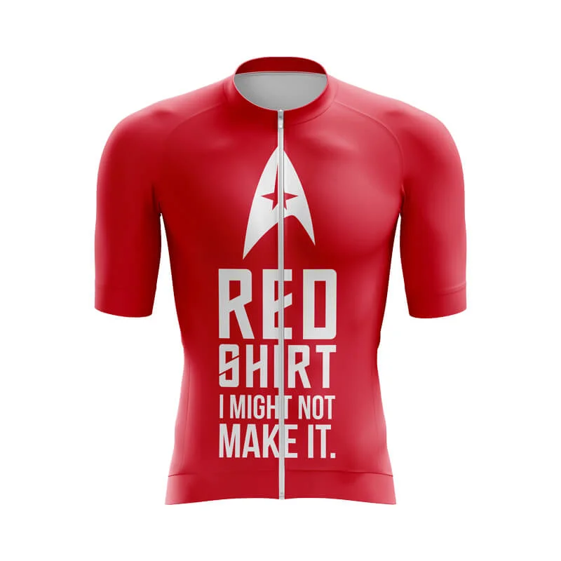 Bike Trek Red Shirt (V1) Aero Jerseys Asymmetrical Jersey Blouse