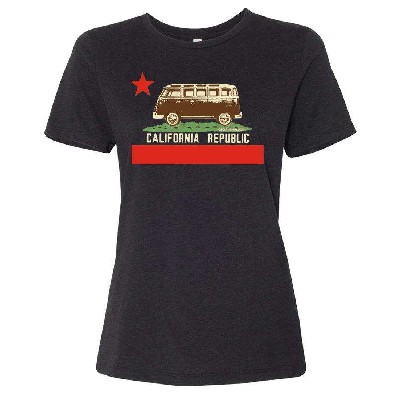 California Republic Vintage Van Women's Relaxed Jersey Tee Business Jersey Tee