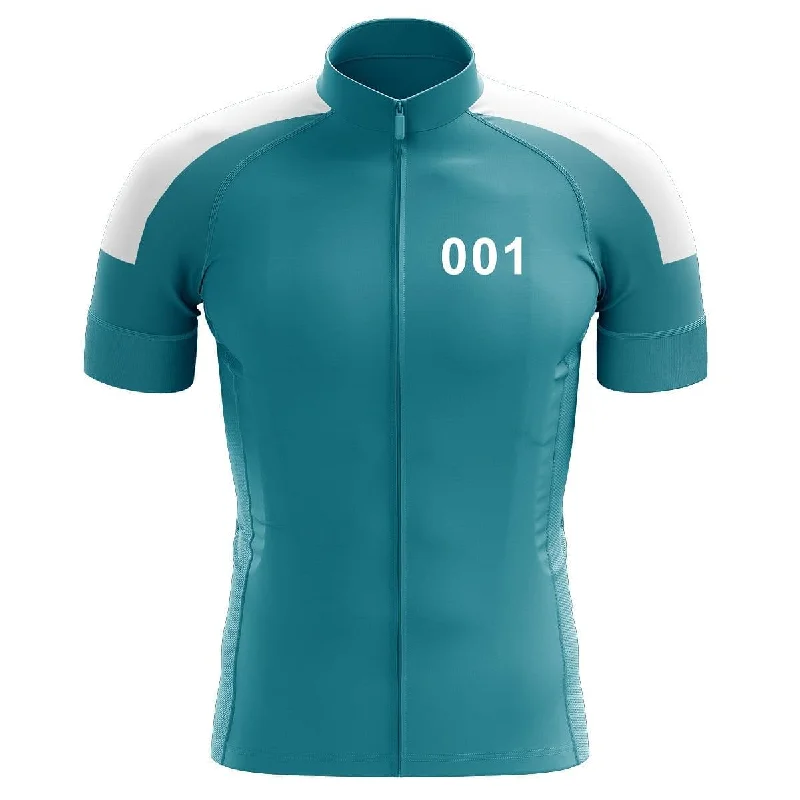 Squid Character #001 Cycling Jersey (Blue) Spring Jersey Blouse