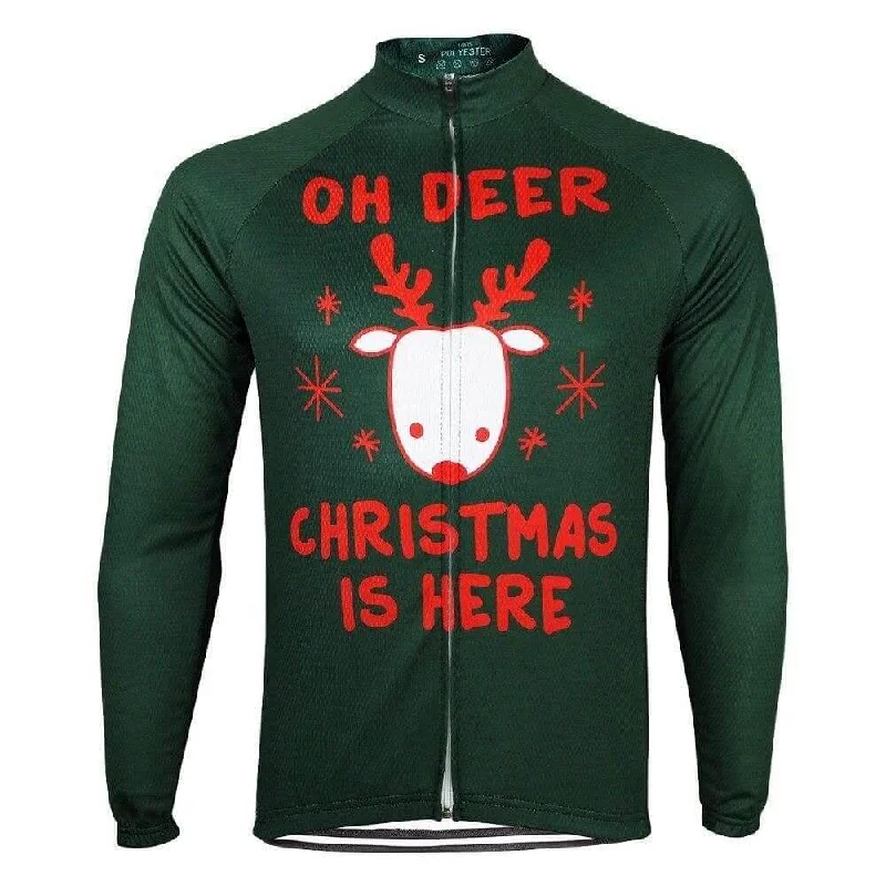 Oh Deer Christmas Is Here Jersey Textured Jersey Blouse