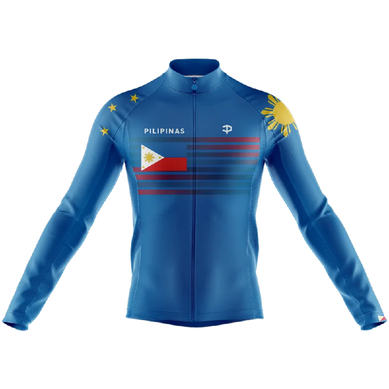 Philippines Long Sleeve Cycling Jersey Hemp Jersey Tee