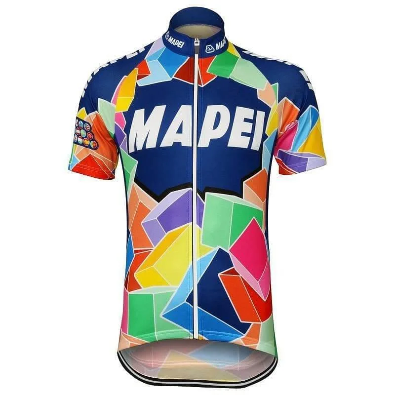 Retro Mapei Cycling Jersey Casual Jersey Blouse