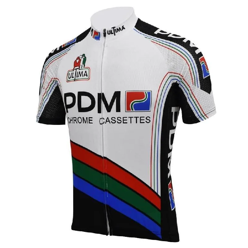 Retro PDM Cycling Jersey Ribbed Jersey Tee