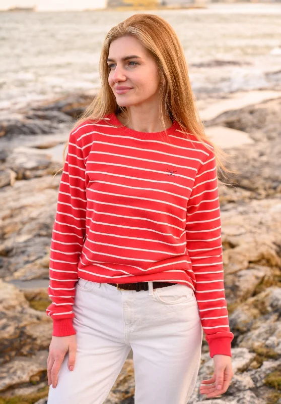 Seaside Jersey - Poppy Stripe Affordable Jersey Tee