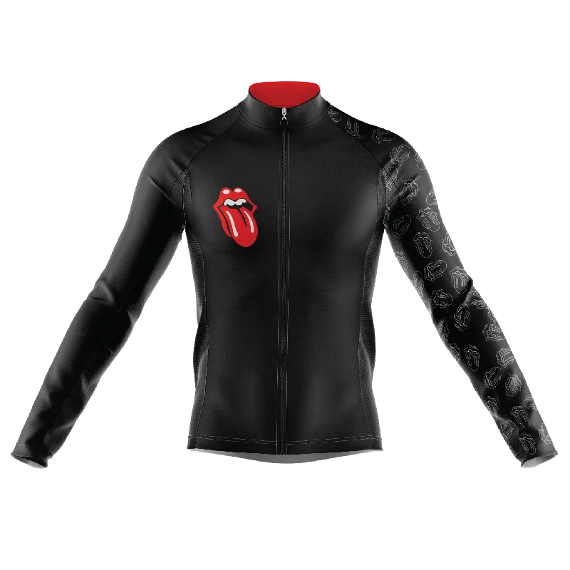 The Stones Bike Team Long Sleeve Cycling Jersey Warm Jersey Shirt