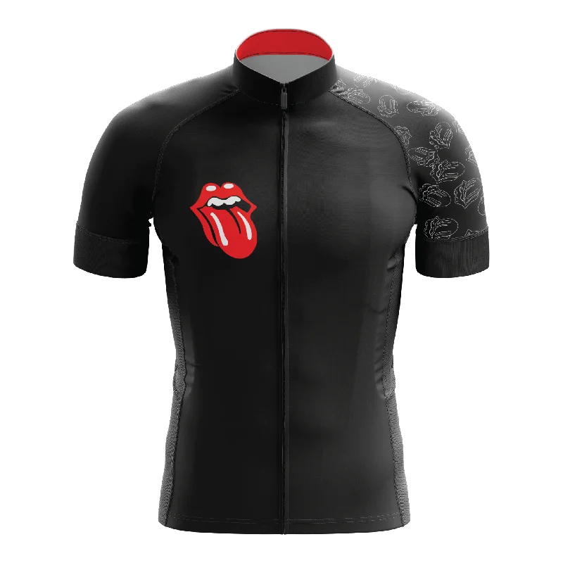 The Stones Bike Team Short Sleeve Cycling Jersey Asymmetrical Jersey Blouse