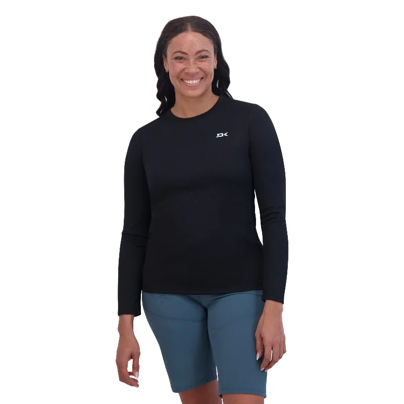 Thrillium Long Sleeve Club Jersey Women's - Black Autumn Jersey Shirt