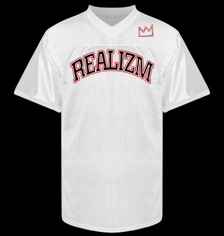 Customizable Varsity REALIZM Football Jersey Minimalist Jersey Tee