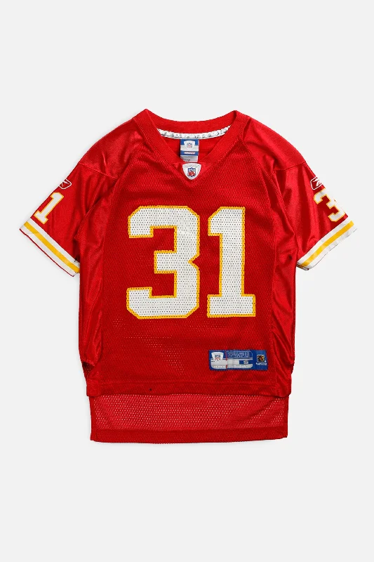 Vintage Kansas City Chiefs NFL Jersey - Youth S (Women's XS) Comfortable Jersey Tee