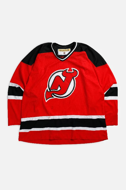 Vintage New Jersey Devils NHL Jersey - XXL Lavender Jersey Tee