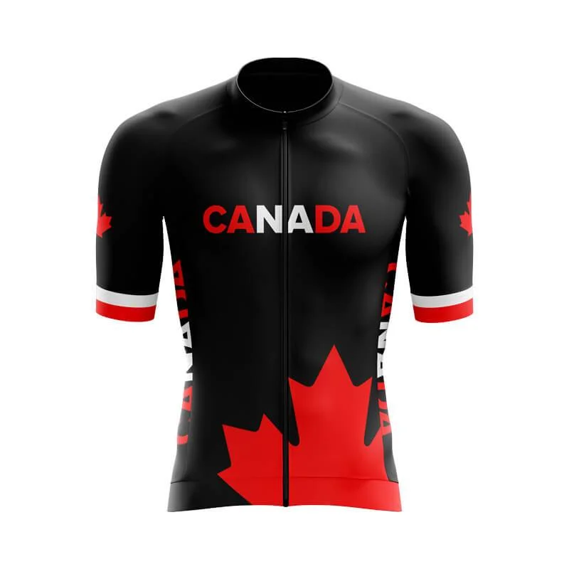 Invert Team Canada Aero Jerseys (Black) Summer Jersey Tee