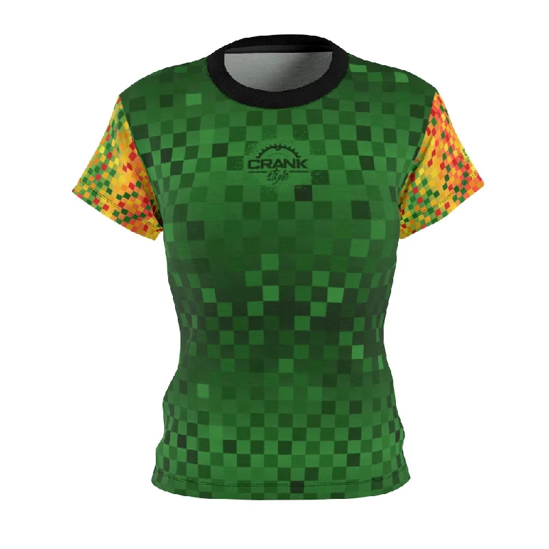 Multi Rasta Checker MTB Jersey Trendy Jersey Shirt