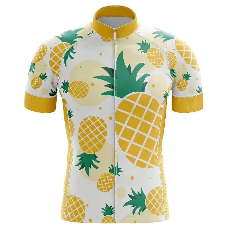 Pineapple Print Cycling Jersey Glamorous Jersey Tee