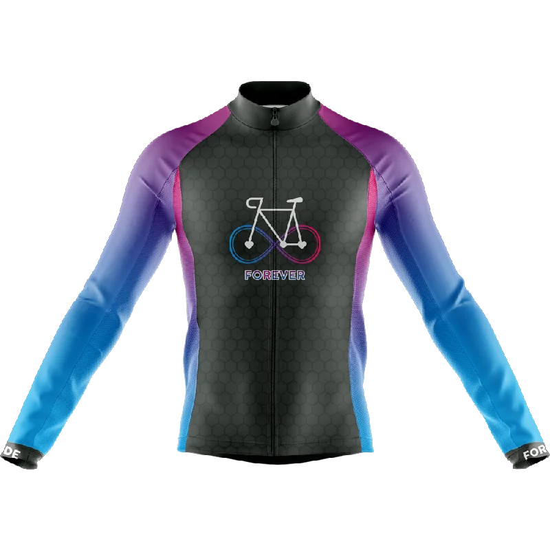 Ride Forever Long Sleeve Cycling Jersey Soft Jersey Shirt