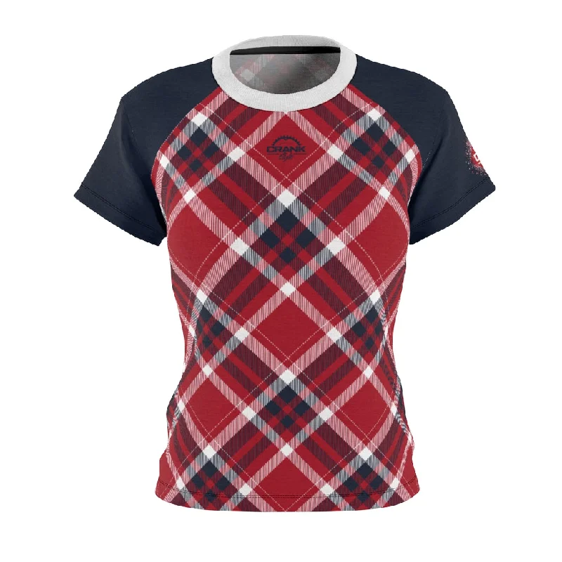 RWB Scottish Plaid MTB Jersey Polka Dot Jersey Shirt