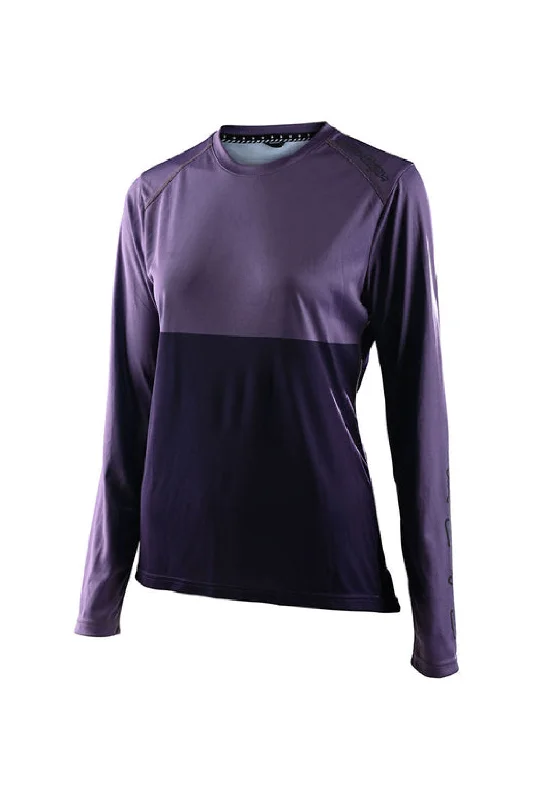 Troy Lee Designs 2023 Womens Lilium Long Sleeve Jersey Lavender Jersey Tee