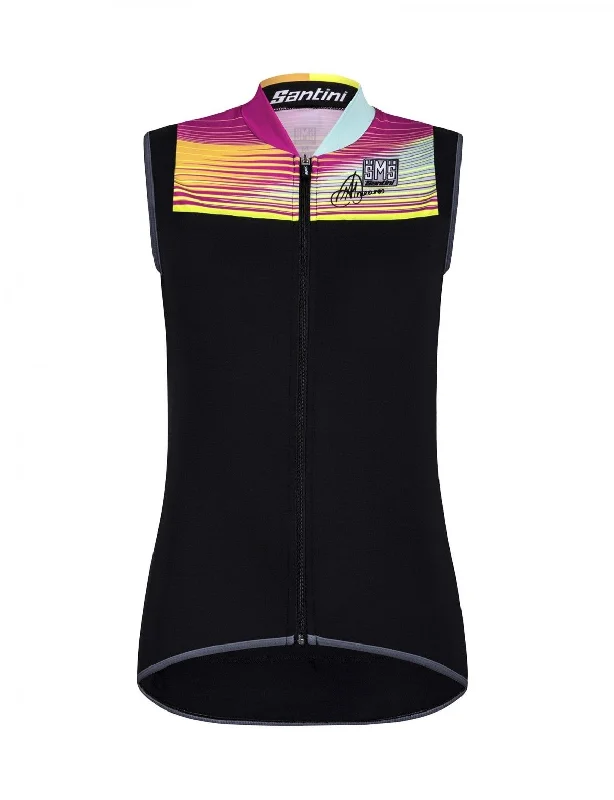 Anna Meares Collection Sleeveless Womes Jersey 2.0 Black by Santini Budget-Friendly Jersey Tee